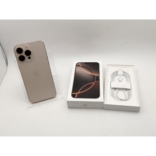 【中古】Apple au 【SIMフリー】 iPhone 16 Pro Max 256GB デザートチタニウム MYWJ3J/A【津田沼】保証期間１ヶ月【ランクA】の画像