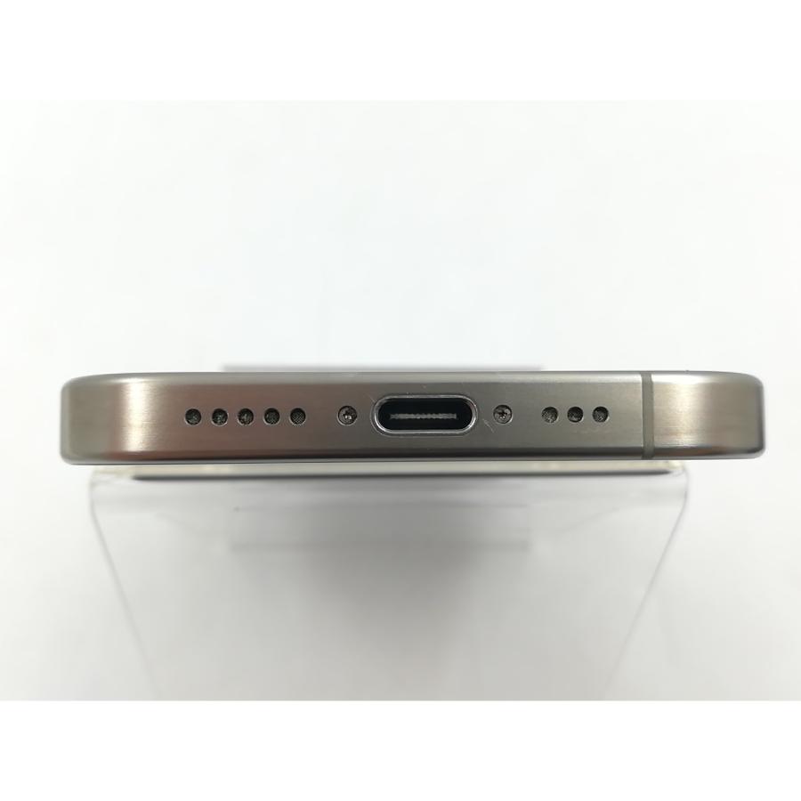 【中古】Apple SoftBank 【SIMフリー】 iPhone 15 Pro 256GB ナチュラルチタニウム MTUF3J/A【千葉】保証期間１ヶ月【ランクB】の画像