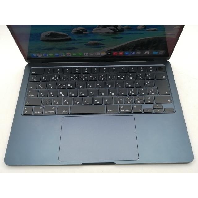 【中古】Apple MacBook Air 13インチ  M2(CPU:8C/GPU:10C) 8GB/512GB ミッドナイト MLY43J/A (M2,2022)【千葉】保証期間１ヶ月【ランクB】の画像
