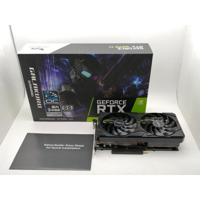 中古】玄人志向 GG-RTX3070Ti-E8GB/DF RTX3070Ti/8GB(GDDR6X)/PCI-E