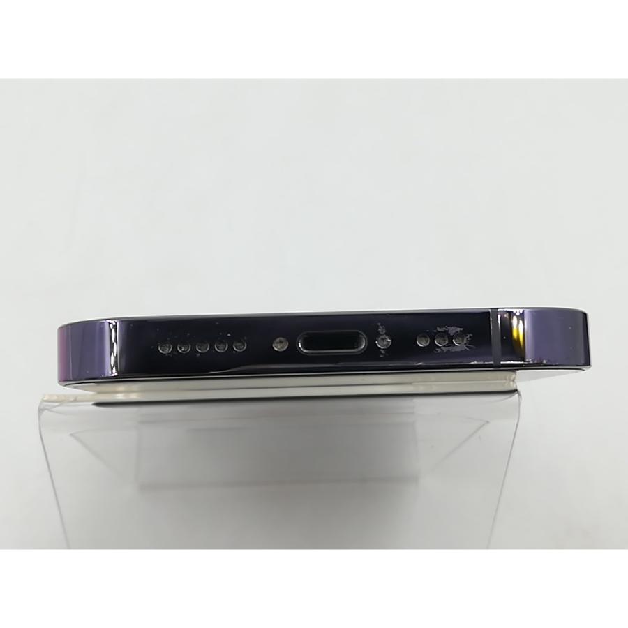 【中古】Apple 国内版 【SIMフリー】 iPhone 14 Pro 256GB ディープパープル MQ1E3J/A【千葉】保証期間１ヶ月【ランクC】の画像