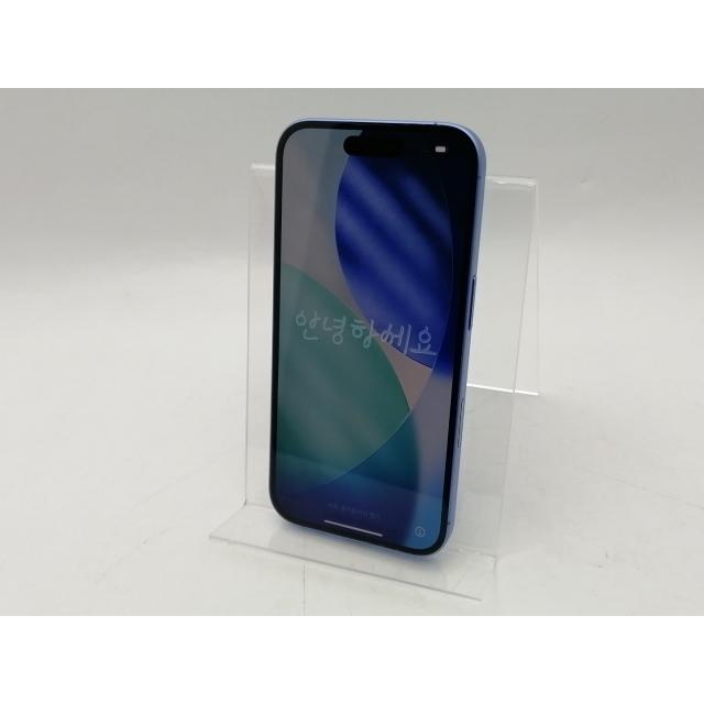 【中古】Apple SoftBank 【SIMフリー】 iPhone 16 128GB ウルトラマリン MYDU3J/A【千葉】保証期間１ヶ月【ランクA】の画像