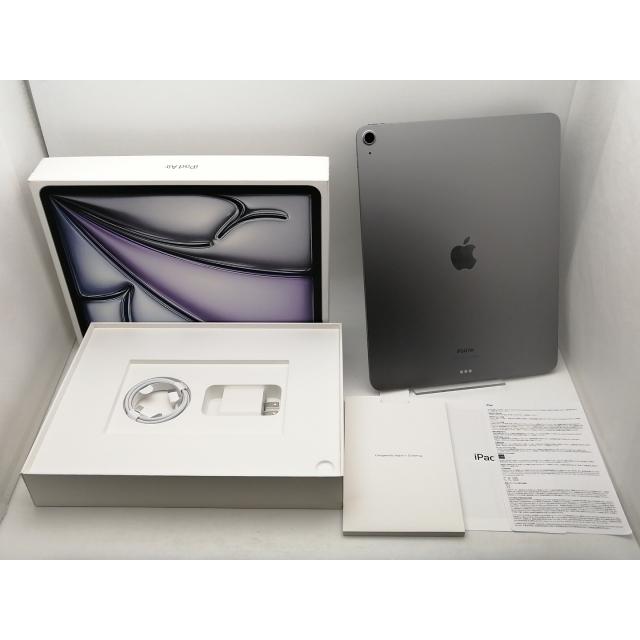 【中古】Apple 【Wi-Fi】 13インチ iPad Air（M2/2024） 128GB スペースグレイ MV273J/A【千葉】保証期間１ヶ月【ランクA】の画像