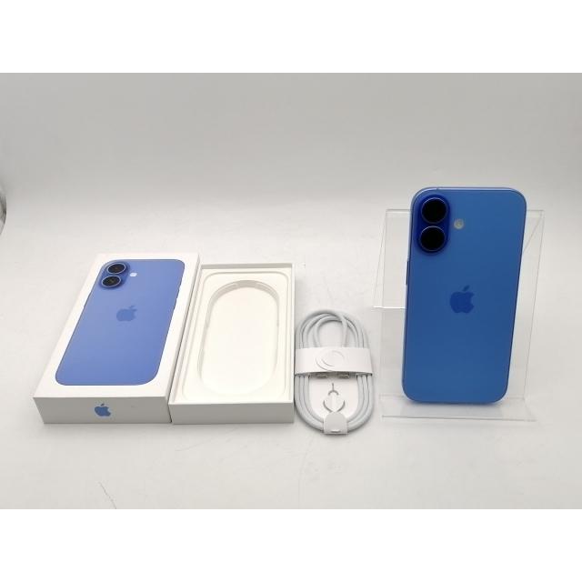 【中古】Apple 国内版 【SIMフリー】 iPhone 16 256GB ウルトラマリン MYE03J/A【秋葉3号】保証期間１ヶ月【ランクA】の画像