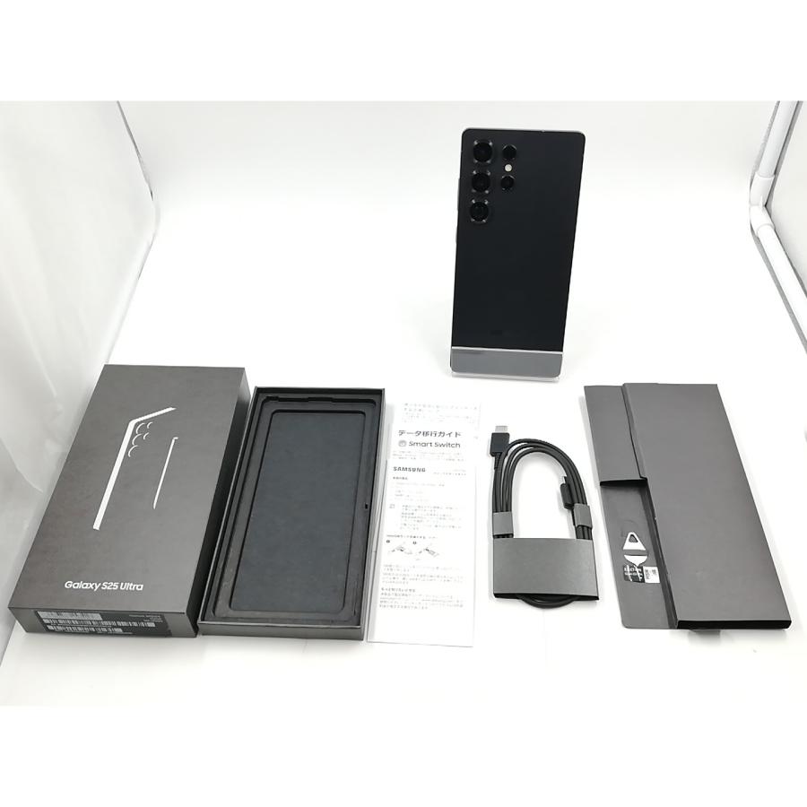 【中古】SAMSUNG 国内版 【SIMフリー】 Galaxy S25 Ultra チタニウムジェットブラック 12GB 256GB SM-S938Q【千葉】保証期間１ヶ月【ランクA】の画像