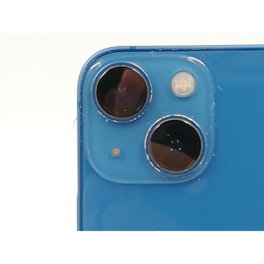 【中古】Apple 国内版 【SIMフリー】 iPhone 13 mini 256GB ブルー MLJN3J/A【千葉】保証期間１ヶ月【ランクC】の画像