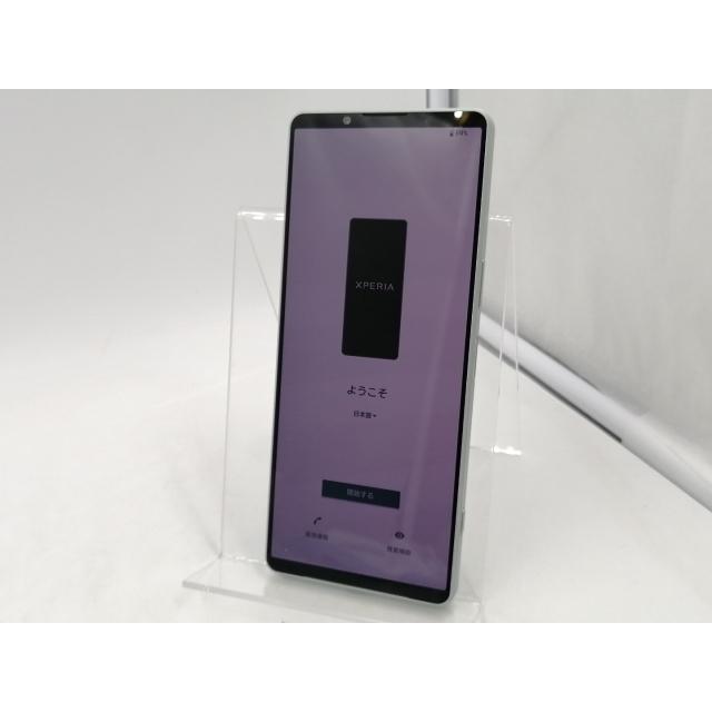 中古】SONY au 【SIMフリー】 Xperia 1 IV アイスホワイト 12GB 256GB