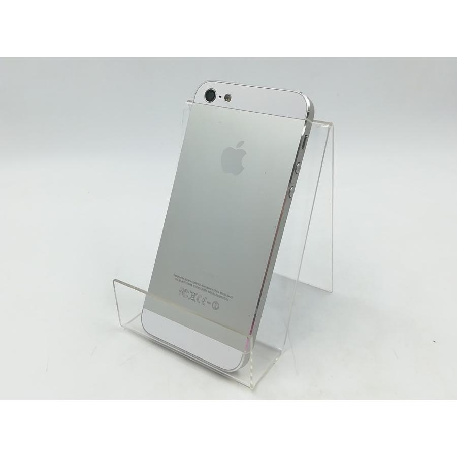 中古】Apple 海外版 【SIMフリー】 iPhone 5 32GB ホワイト＆シルバー