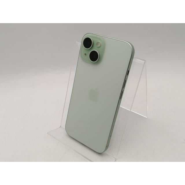 【中古】Apple 国内版 【SIMフリー】 iPhone 15 128GB グリーン MTMM3J/A【千葉】保証期間１ヶ月【ランクB】