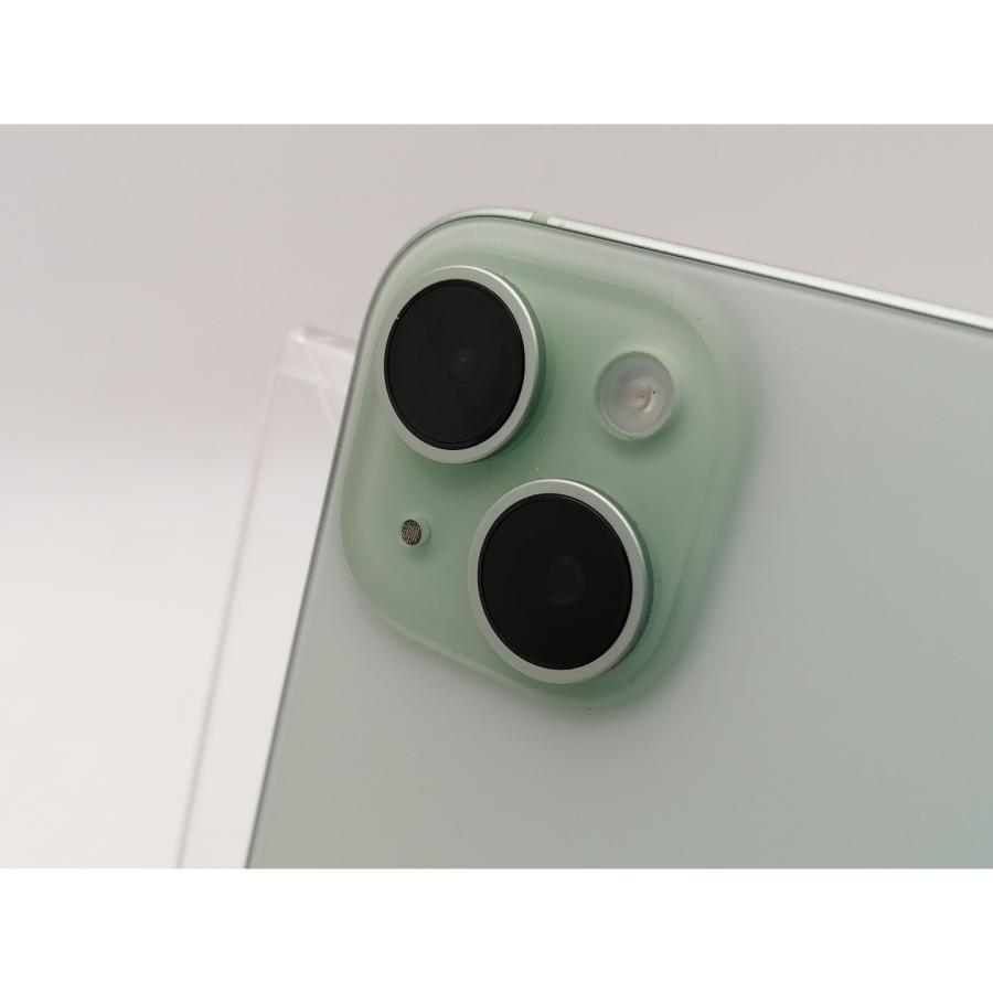 【中古】Apple 国内版 【SIMフリー】 iPhone 15 128GB グリーン MTMM3J/A【千葉】保証期間１ヶ月【ランクB】の画像