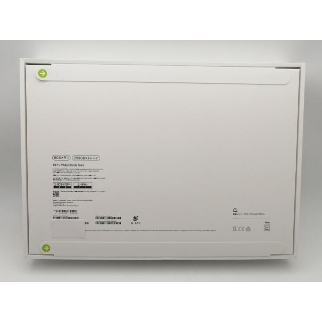 【未使用】Apple MacBook Neo 13インチ A18 Pro(CPU:6C/GPU:5C) 8GB/256GB シルバー MHFA4J/A (13インチ,A18 Pro)【千葉】保証期間３ヶ月の画像