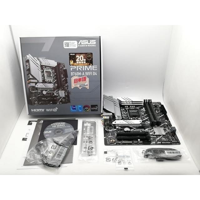 中古】ASUS PRIME B760M-A WIFI D4 B760(DDR5)/LGA1700/MicroATX【千葉