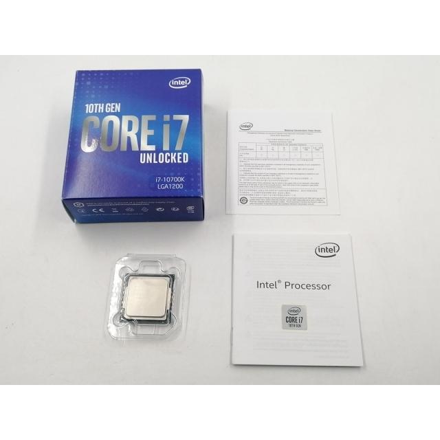 中古】Intel Core i7-10700K (3.8GHz/TB:5.1GHz) BOX LGA1200/8C/16T