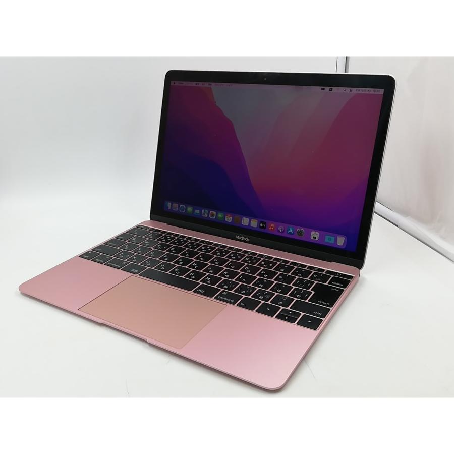 中古】Apple MacBook 12インチ CoreM:1.2GHz 512GB ローズゴールド