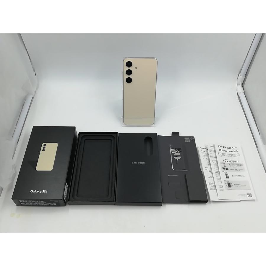 中古】SAMSUNG 国内版 【SIMフリー】 Galaxy S24 アンバーイエロー 8GB