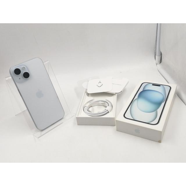 中古】Apple 国内版 【SIMフリー】 iPhone 15 256GB ブルー MTMR3J/A