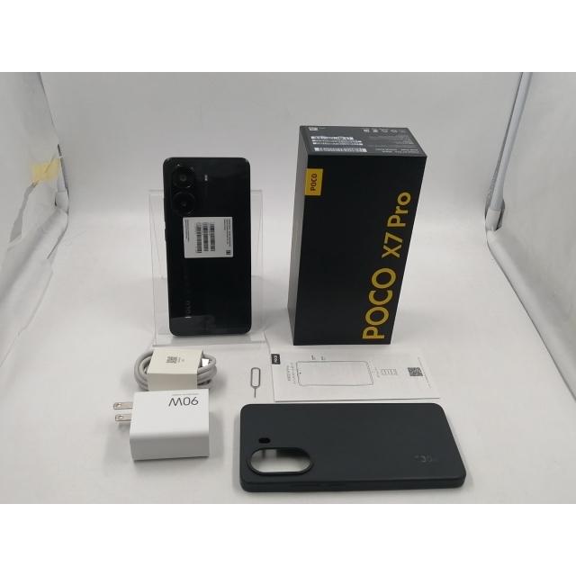 中古】Xiaomi 【SIMフリー】 Poco X7 Pro ブラック 8GB 256GB【津田沼
