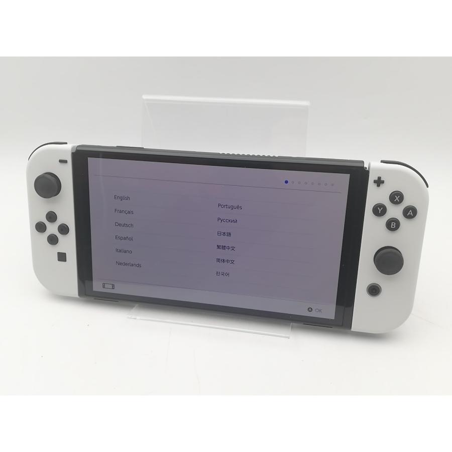 中古】Nintendo Switch 本体 (有機ELモデル) HEG-S-KAAAA ホワイト 