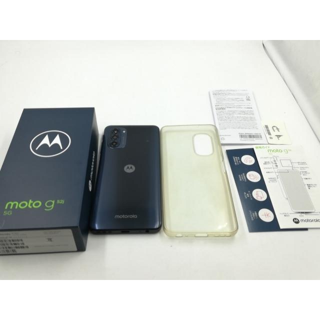 中古】MOTOROLA 国内版 【SIMフリー】 moto g52j 5G II インクブラック