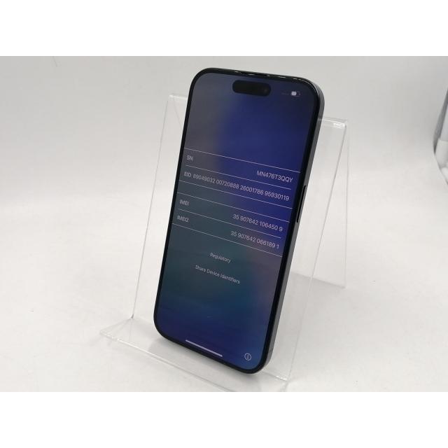 中古】Apple au 【SIMフリー】 iPhone 15 Pro 512GB ブルーチタニウム