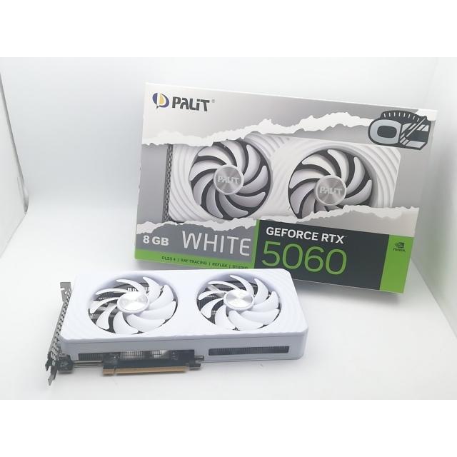 中古】Palit GeForce RTX 5060 WHITE OC 8GB(NE75060U19P1-GB2063M