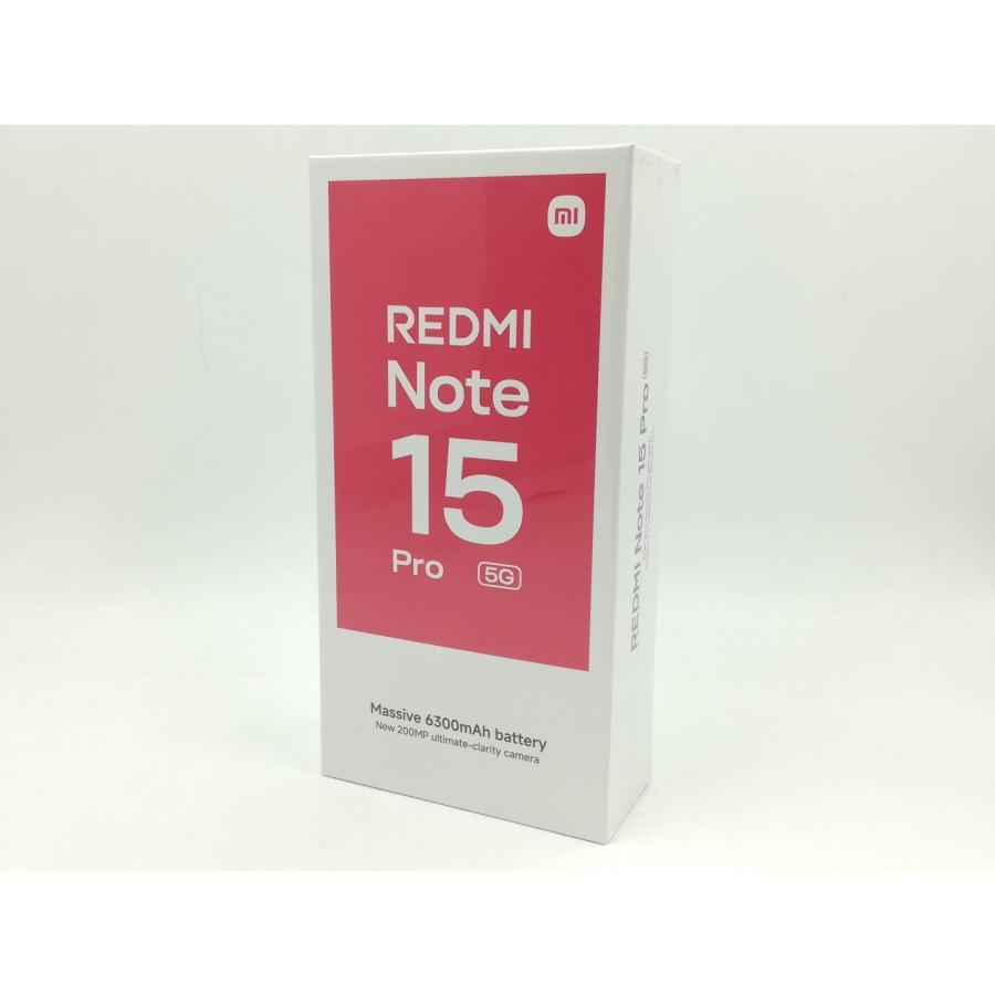未使用】Xiaomi 国内版 【SIMフリー】 Redmi Note 15 Pro 5G チタン 