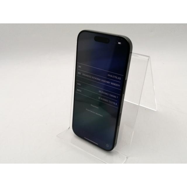 中古】Apple au 【SIMフリー】 iPhone 16 Pro 1TB ブラックチタニウム 