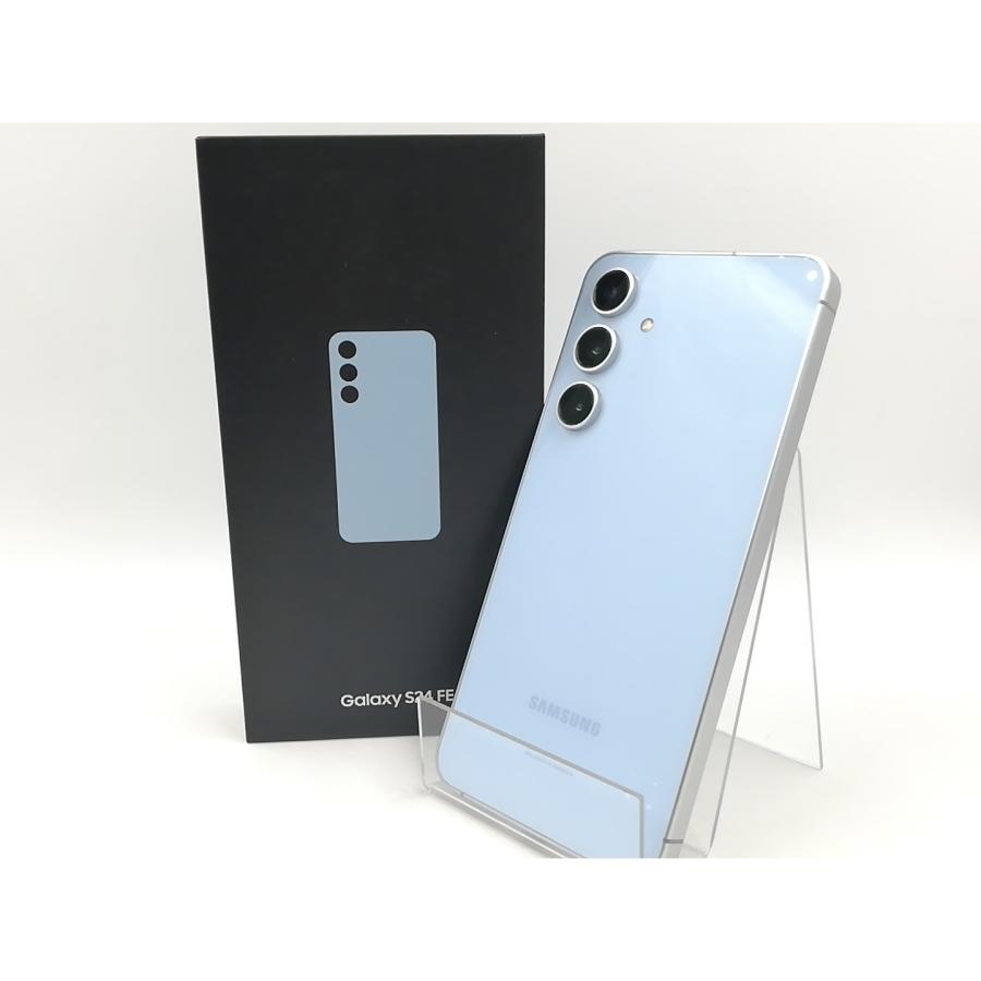 中古】SAMSUNG au 【SIMフリー】 Galaxy S24 FE ブルー 8GB 128GB
