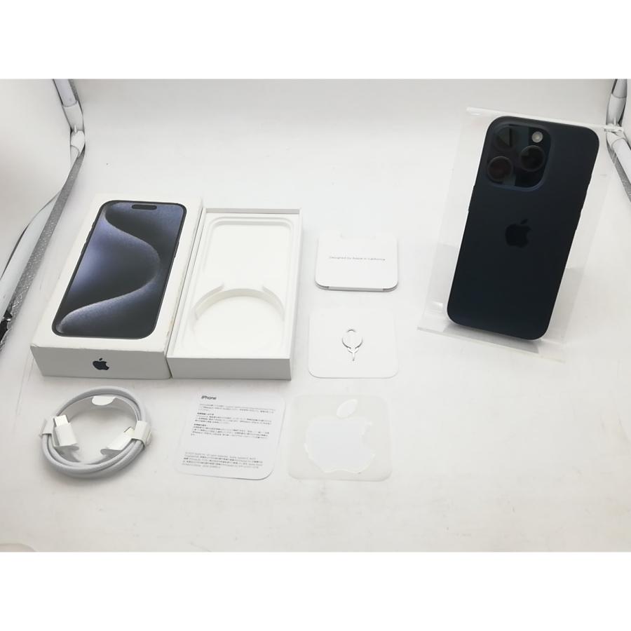 中古】Apple SoftBank 【SIMフリー】 iPhone 15 Pro 256GB ブルー