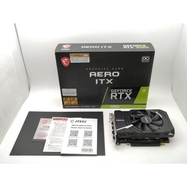 MSI GeForce RTX3060 AEROITX12G OC(LHR)中古 中古】MSI GeForce RTX 3060 AERO ITX 12G OC RTX3060(LHR)/12GB(GDDR6