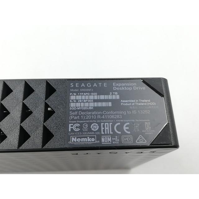 中古】ELECOM SEAGATE SGD-MY020UBK 2TB【千葉】保証期間1週間
