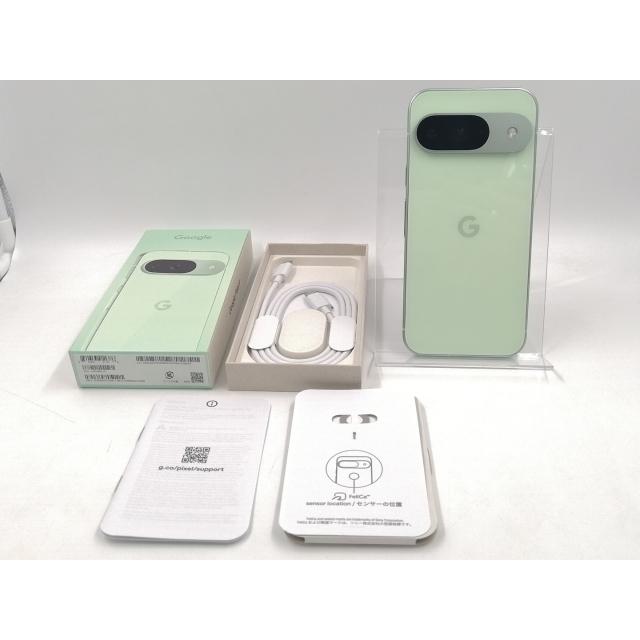 中古】Google 国内版 【SIMフリー】 Pixel 9 ウインターグリーン 12GB