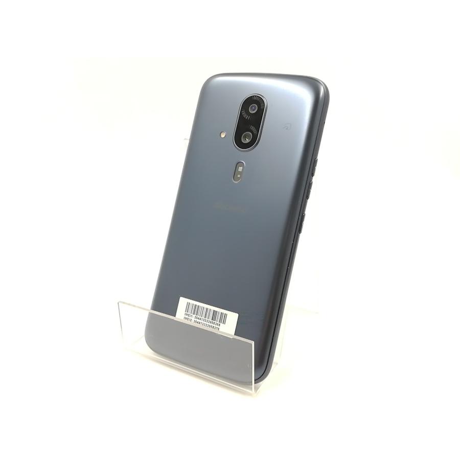 中古】FCNT docomo 【SIMフリー】 らくらくスマートフォン ネイビー