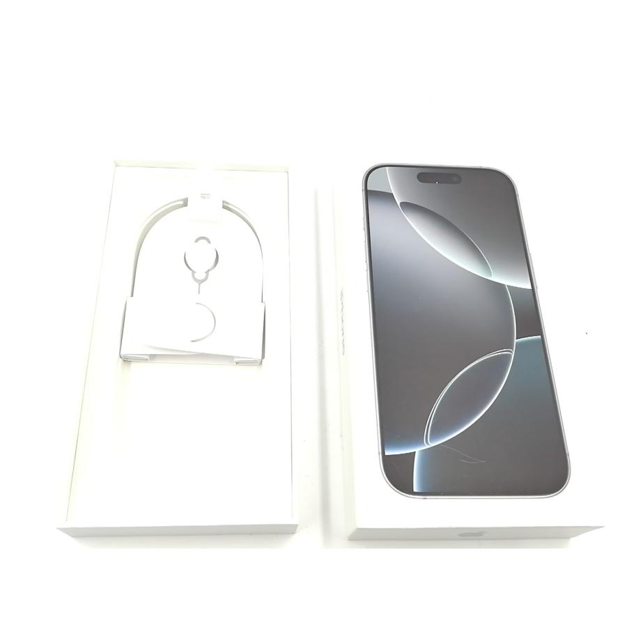 中古】Apple au 【SIMフリー】 iPhone 16 Pro 128GB ホワイト