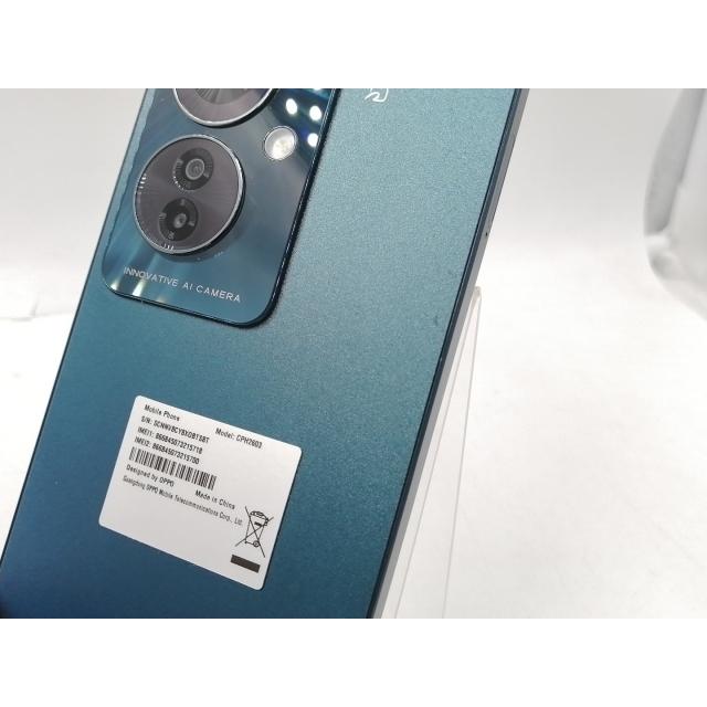 中古】Oppo 国内版 【SIMフリー】 OPPO Reno11 A ダークグリーン 8GB