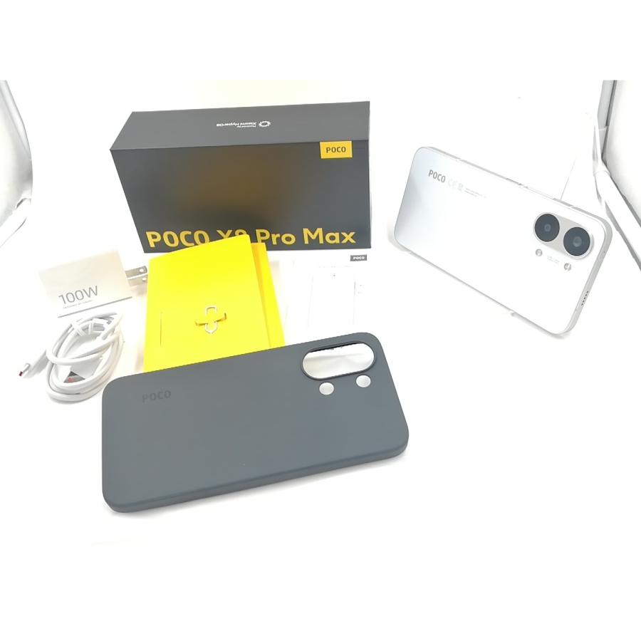 中古】Xiaomi 国内版 【SIMフリー】 POCO X8 Pro Max ホワイト 12GB