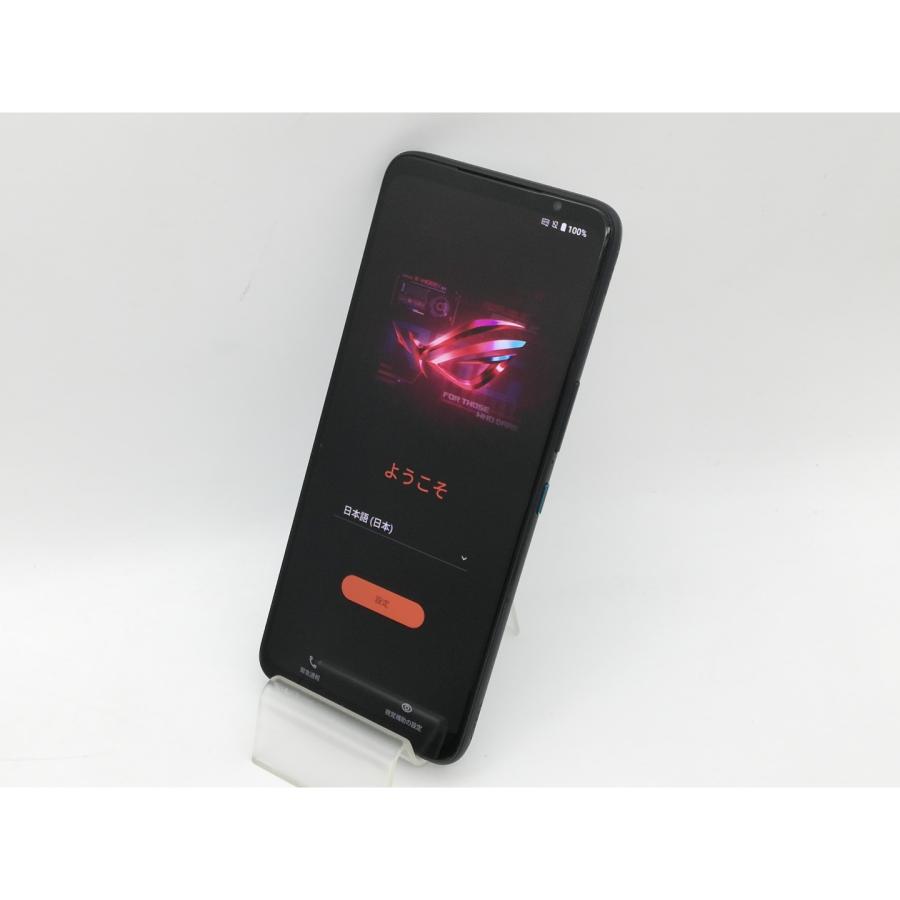 中古】ASUS 国内版 【SIMフリー】 ROG Phone 6 ストームホワイト 16GB  