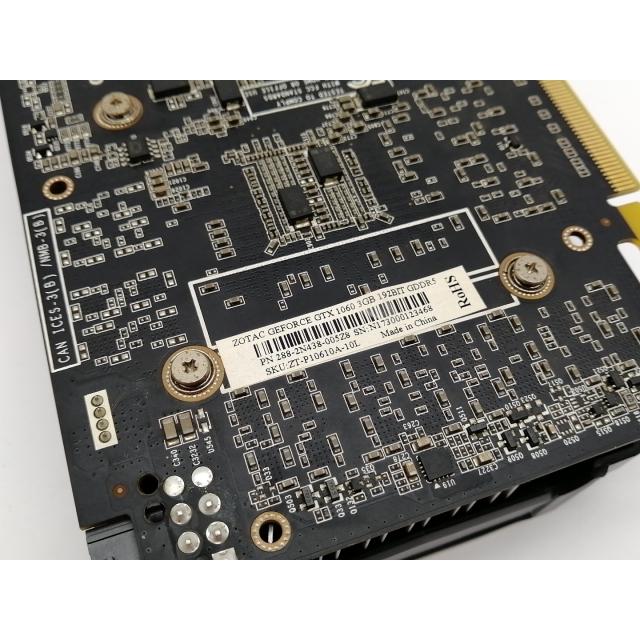 中古】ZOTAC GeForce GTX 1060 3GB Mini（ZT-P10610A-10L) GTX1060/3GB