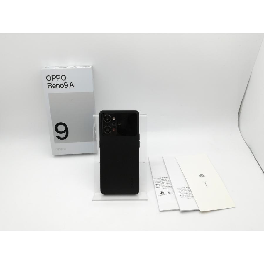 中古】Oppo ymobile 【SIMフリー】 OPPO Reno9 A ナイトブラック 8GB 