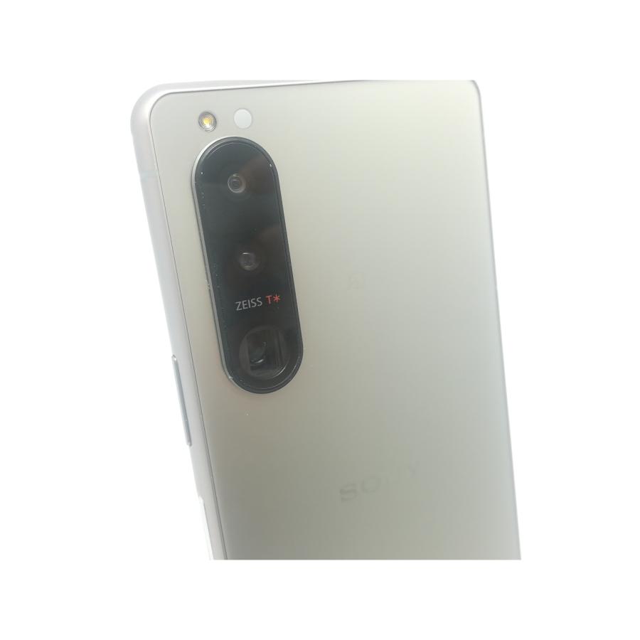 中古】SONY au 【SIMフリー】 Xperia 5 III フロストシルバー 8GB