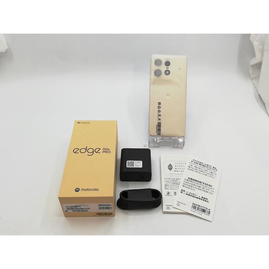 未使用】MOTOROLA SoftBank 【SIMフリー】 motorola edge 50s pro