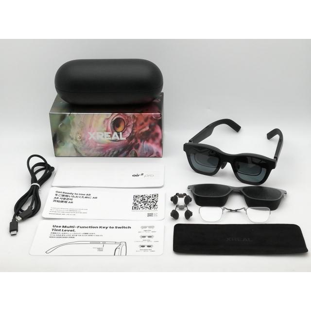 中古】Xreal Xreal（エックスリアル）Air 2 Pro X1003/ARグラス【中野