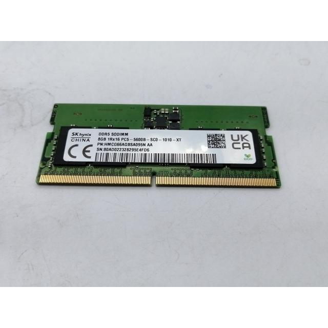 中古】262PIN SODIMM 8GB DDR5-5600(PC5-44800)【ノートPC用】【秋葉2