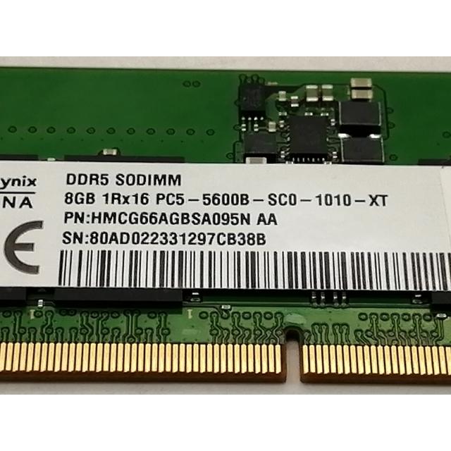 ラ*会様 Micron DDR5 5600 8G✖︎2枚 ノートPC用　中古 Micron DDR5 5600 8G✖︎2枚 ノートPC用 中古 - メルカリ