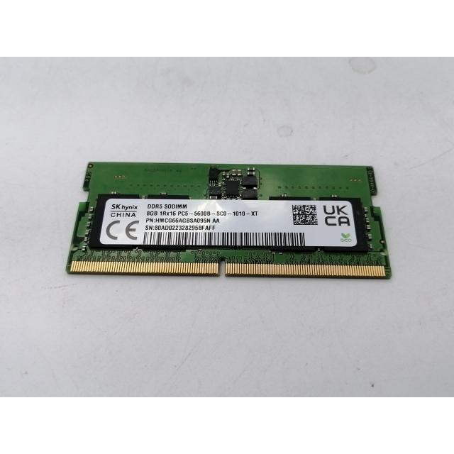 中古】262PIN SODIMM 8GB DDR5-5600(PC5-44800)【ノートPC用】【秋葉2
