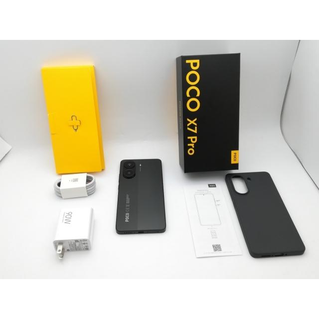 中古】Xiaomi 国内版 【SIMフリー】 Poco X7 Pro ブラック 8GB 256GB
