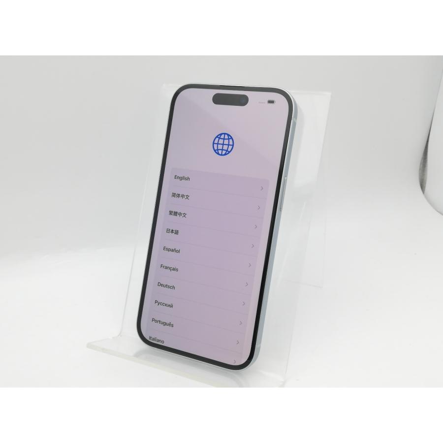 中古】Apple 国内版 【SIMフリー】 iPhone 15 256GB ブルー MTMR3J/A