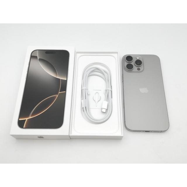 iPhone16 Pro Max 256GB MYWK3J/A ナチュラル 中古 APPLE 〔中古〕iPhone16ProMax 256GB ナチュラルチタニウム MYWK3J/A