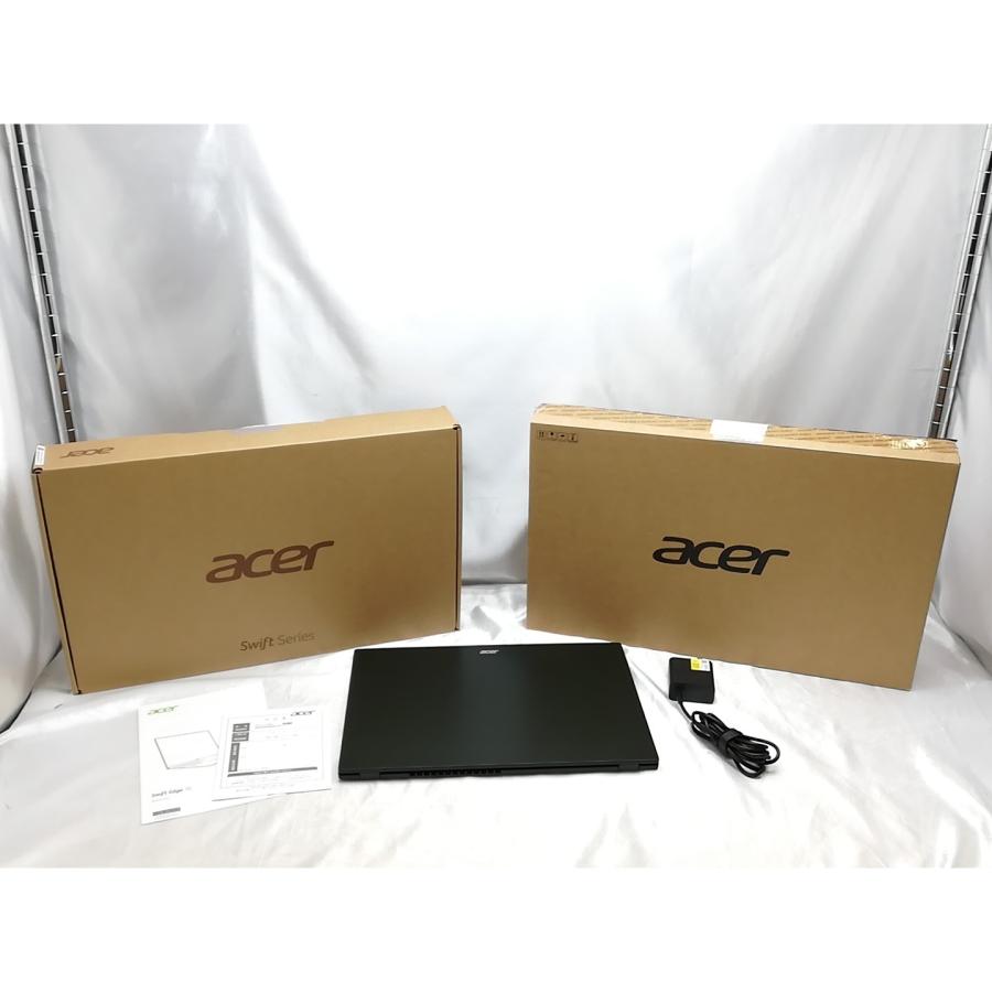 【中古】Acer Swift Edge SFE16-43-A76ZJ/KF 黒 【R7-7840U 16G 1T(SSD) WiFi 16OLED(3200x2000/120Hz)】【ECセンター】保証期間１ヶ月【ランクA】の画像