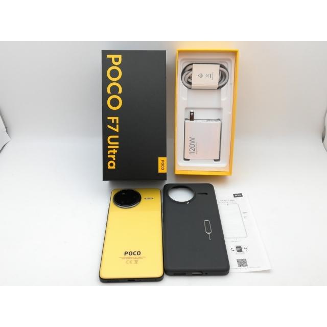 中古】Xiaomi 国内版 【SIMフリー】 Poco F7 Ultra イエロー 16GB